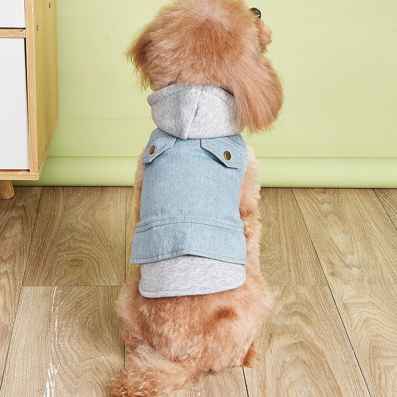 Light Wash Denim Dog Jacket