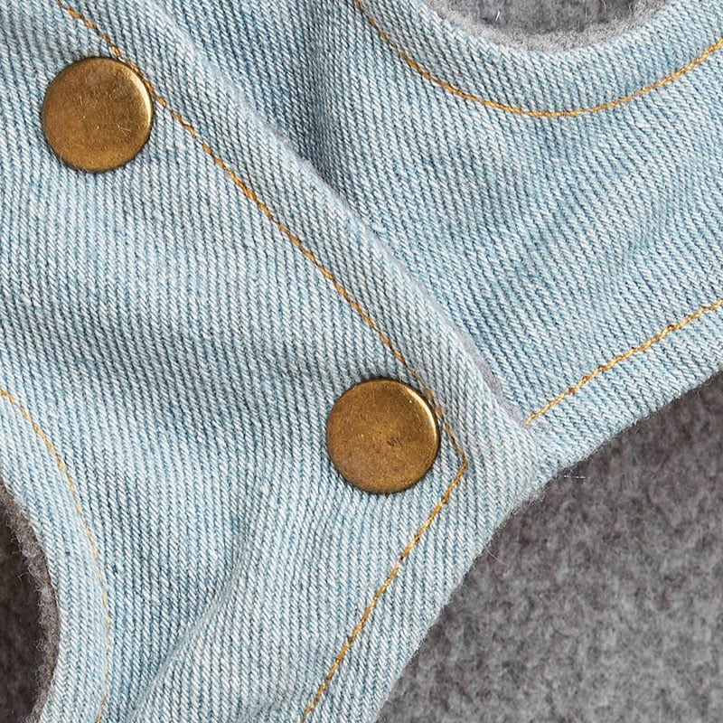 Light Wash Denim Dog Jacket