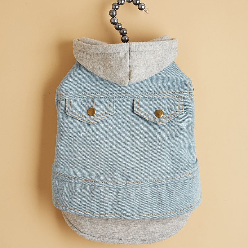 Light Wash Denim Dog Jacket