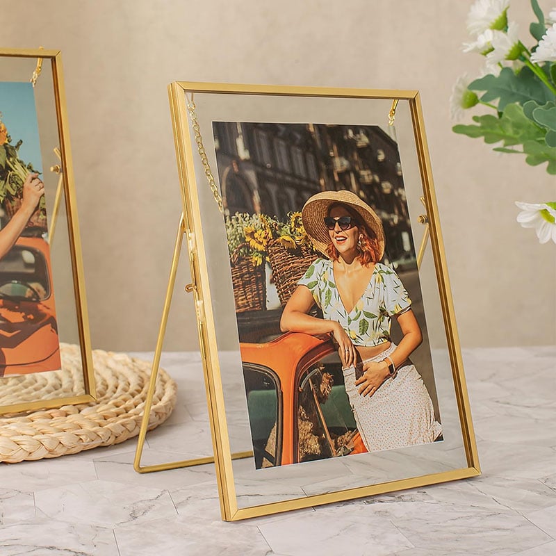 Gold Floating Frame