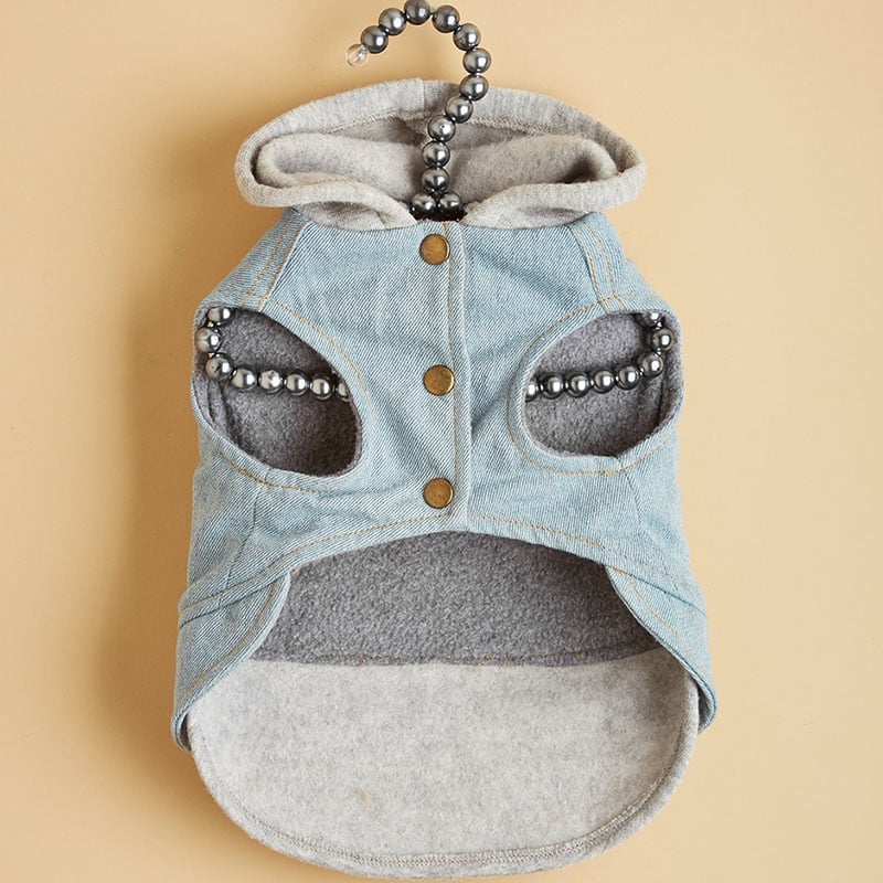 Light Wash Denim Dog Jacket