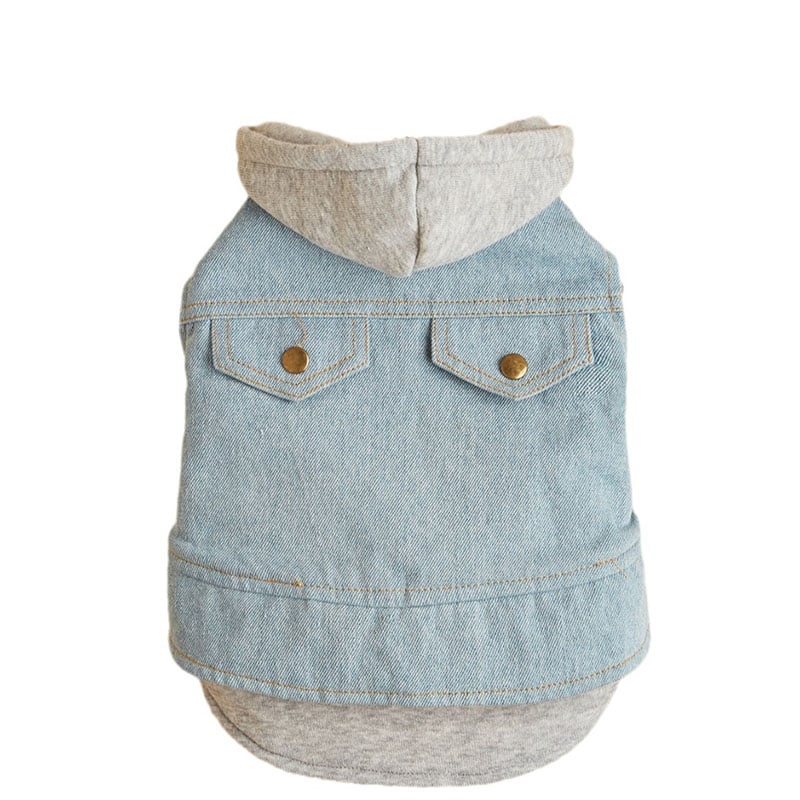 Light Wash Denim Dog Jacket