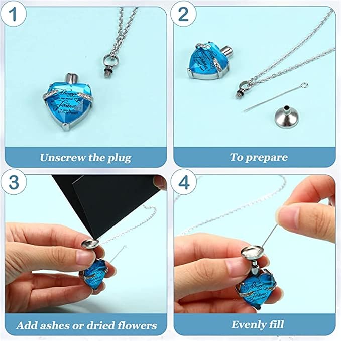 Memorial Locket Ash Holder Urn