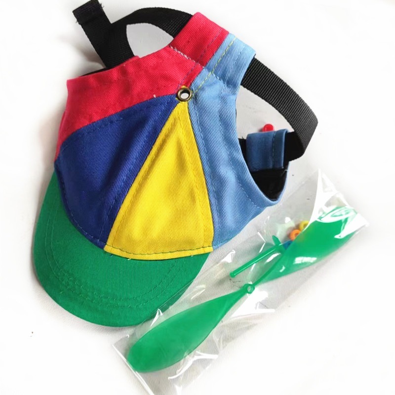 Color-Block Propeller Baseball Cap for Dogs