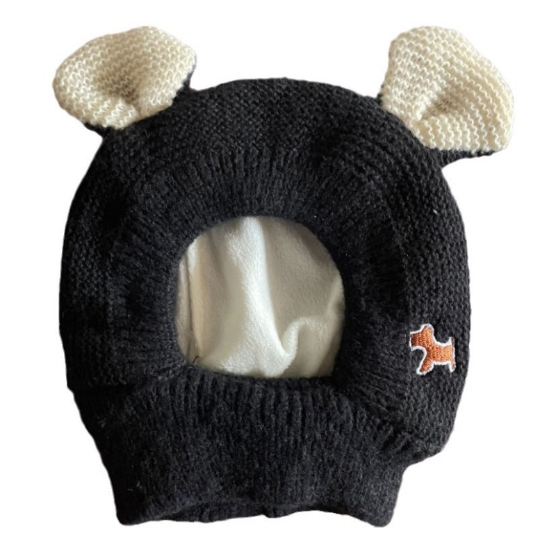 Winter Polyester Dog Hat with Ear Warmers