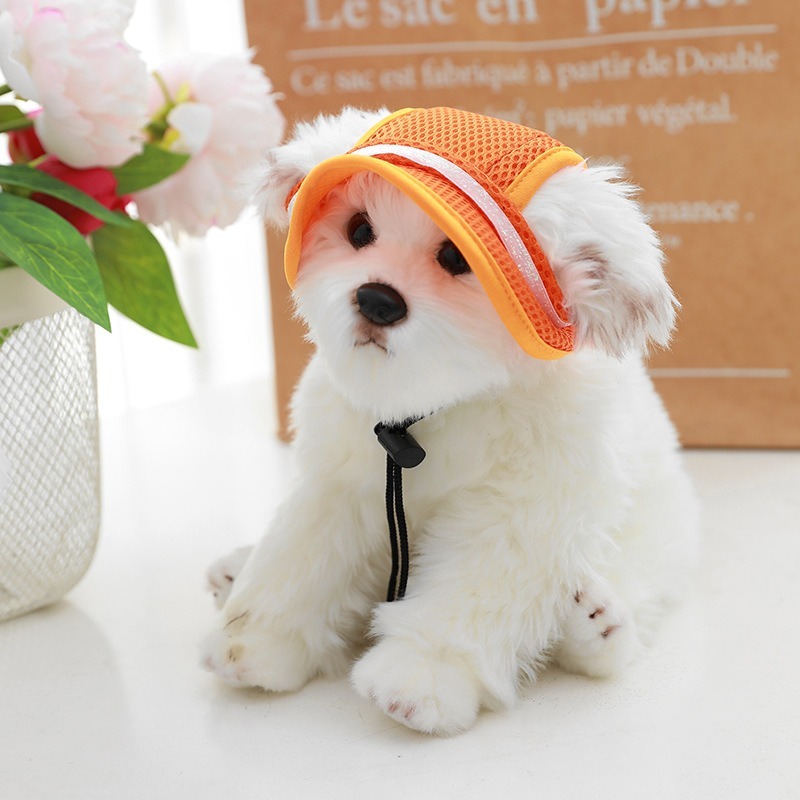 Breathable Sun Protection Pet Hat with Bows