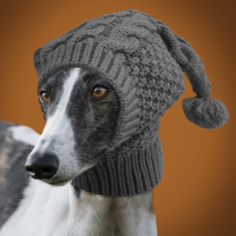 Yarn Warming Hat for Whippets and Greyhounds