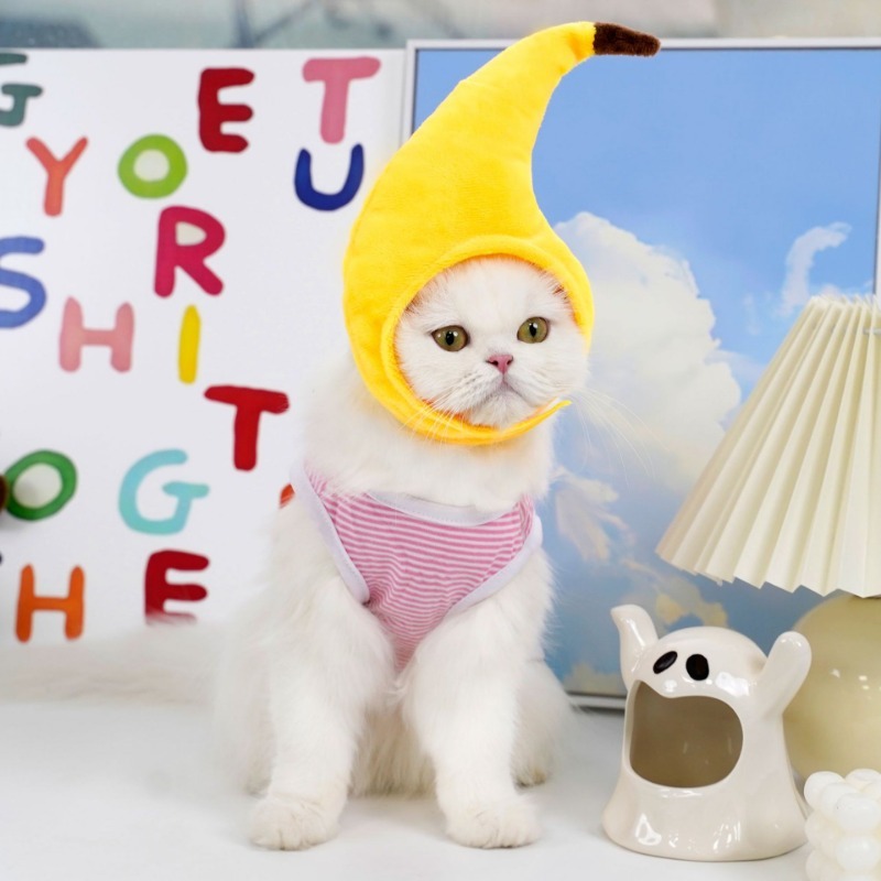 Cotton Sunflower Pet Hat for Cats and Dogs