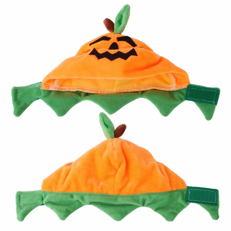 Cute Pumpkin Pet Hat for Halloween Costumes