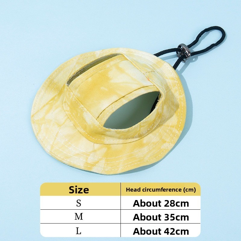 Anti-Choking Fisherman Pet Hat with Sun Protection