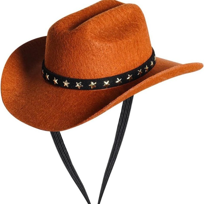Star-Shaped Cowboy Party Hat for Pets