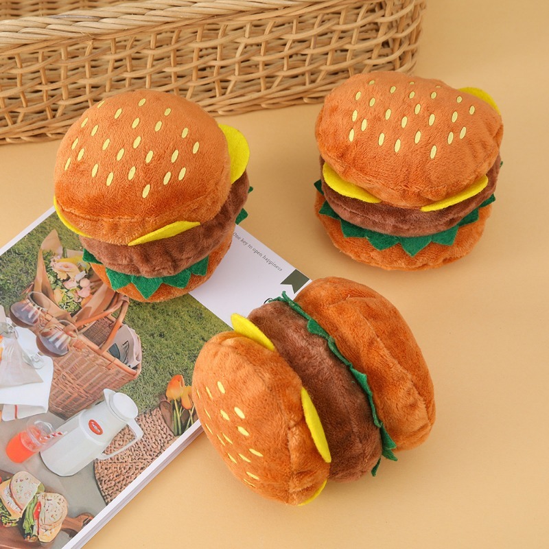 French Fries Bib with Burger Headgear for Cats