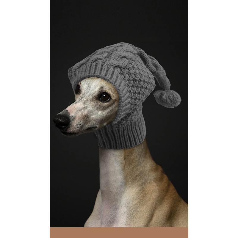 Yarn Warming Hat for Whippets and Greyhounds