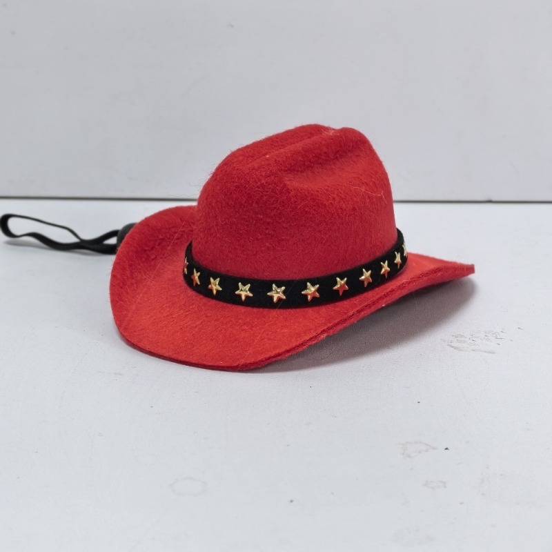 Star-Shaped Cowboy Party Hat for Pets