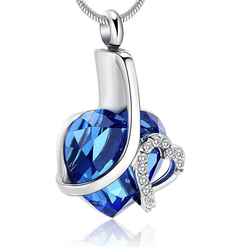 Heart Shaped Cat Pattern Pet Ashes Urn