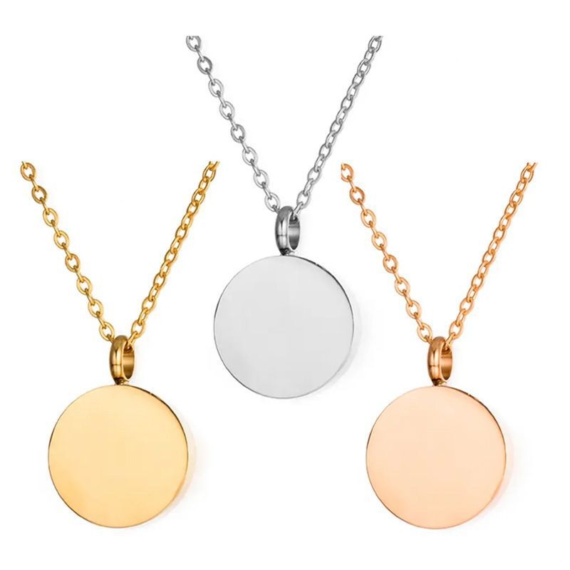 Round Perfume Bottle Pet Ashes Memorial Jewelry