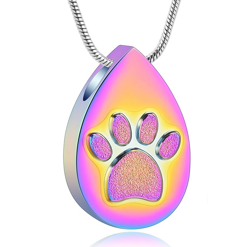 Cylindrical Tree of Life Pet Ashes Urn Pendant