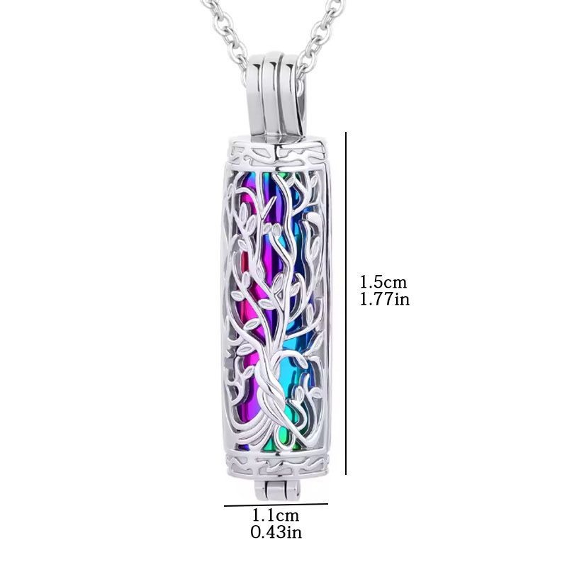 Brass Smooth Surface Pet Urn Memorial Pendant