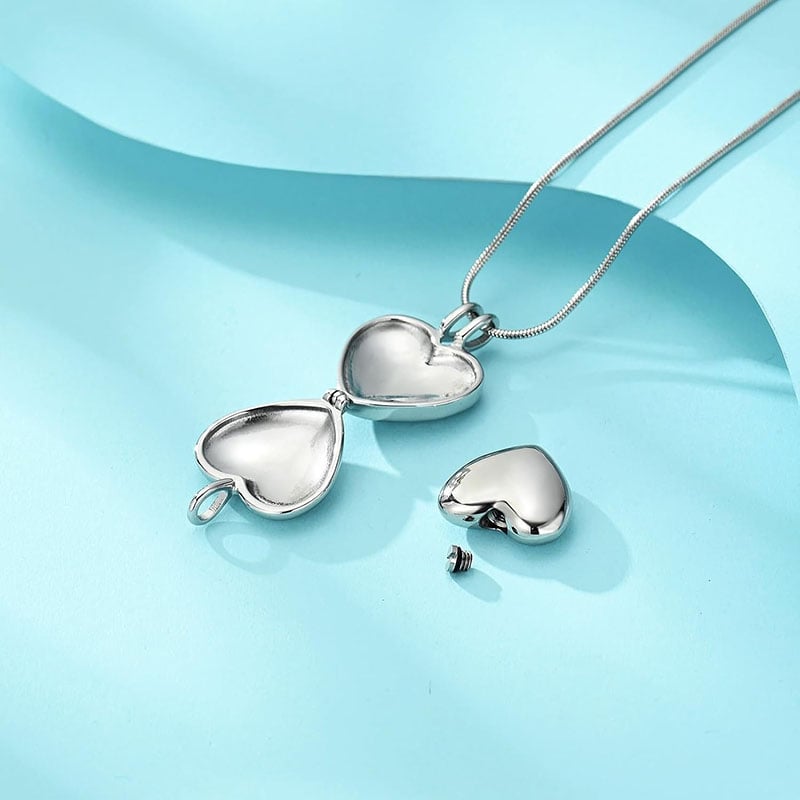 Angel Wings Pet Ashes Urn Necklace for Dogs