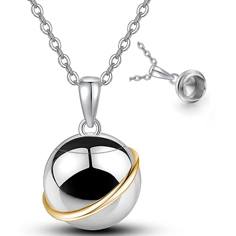 Planetary Design Pet Ashes Memorial Steel Necklace