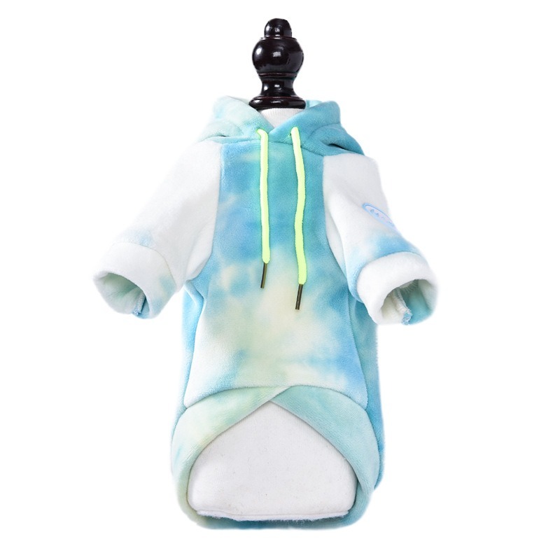 Premium Tie-Dye Dog Hoodie for Winter
