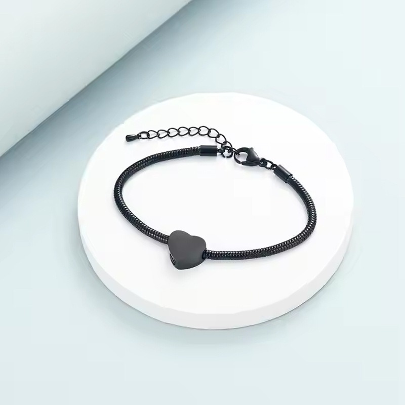 Stainless Steel Heart Pet Memorial Urn Necklace