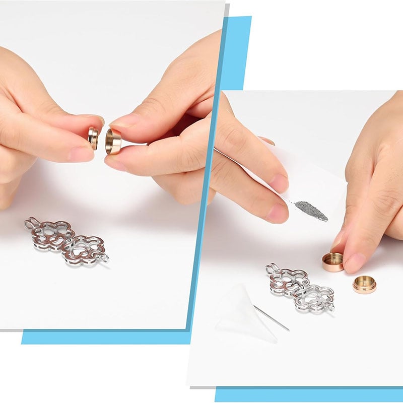 Paw Print Stainless Steel Pet Cremation Urn Necklace