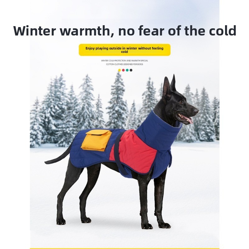 Waterproof Winter Vest for Large Breed Dogs