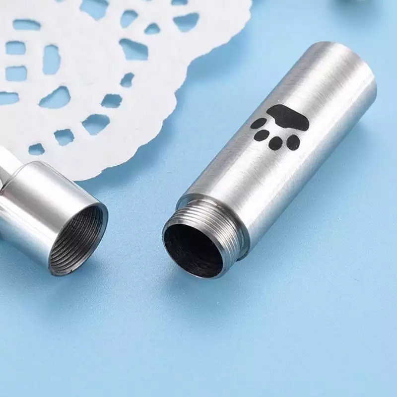 Minimalist Cylindrical Perfume Urn Pendant Necklace