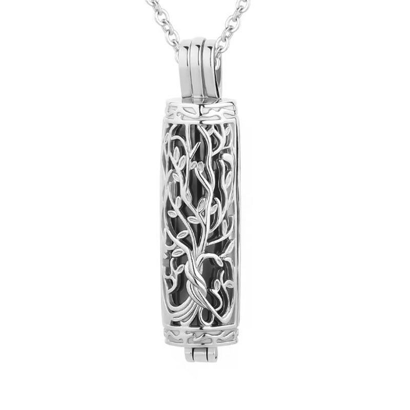 Brass Smooth Surface Pet Urn Memorial Pendant