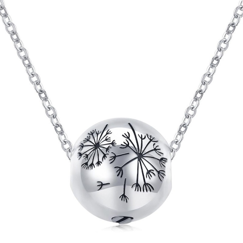 Drop Shaped Paw Print Pet Ashes Urn Pendant