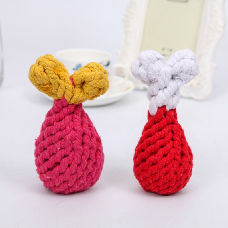 Animal-Shaped Cotton Rope Chew Toy for Dogs