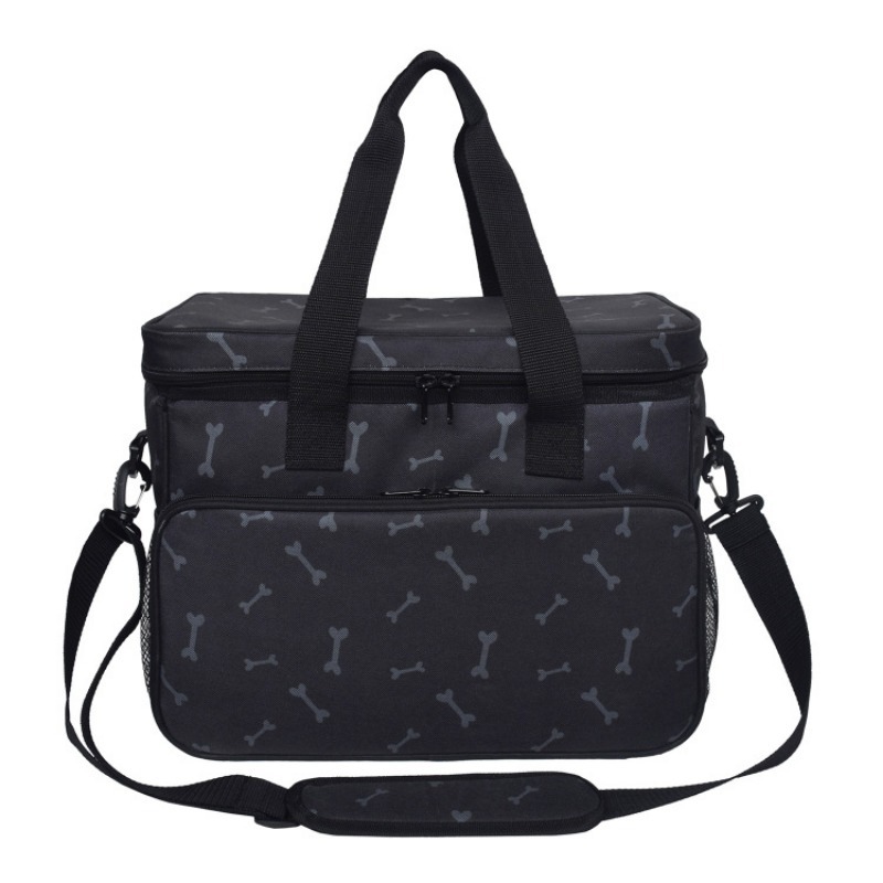 Collapsible Travel Kit Organizer with Pet Bowls