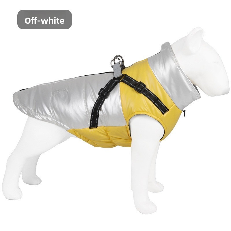 Winter Warm Coat with Harness for Small Dogs