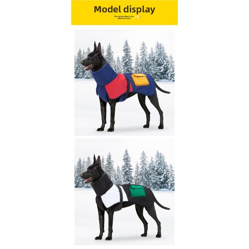 Waterproof Winter Vest for Large Breed Dogs
