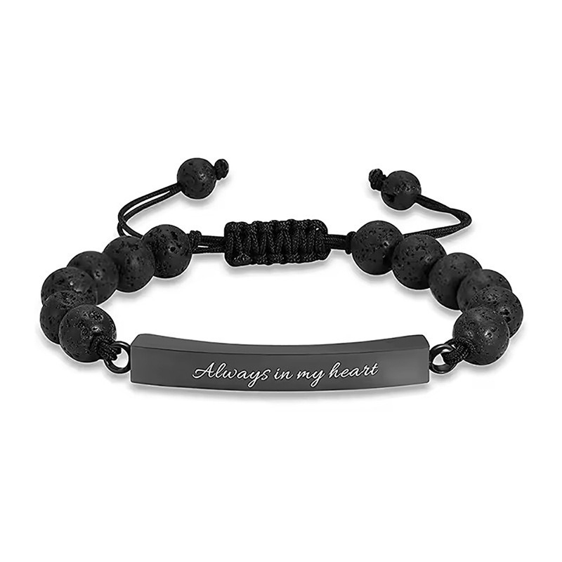 Personalized Stainless Steel Pet Memorial Bracelet