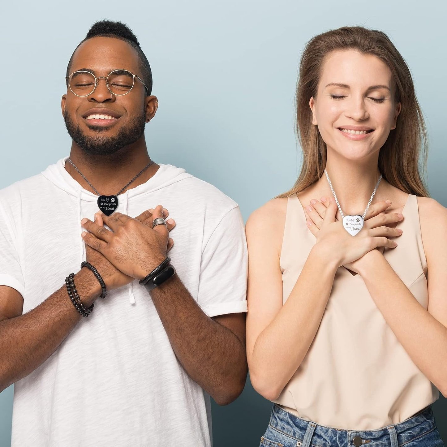 Stainless Steel Pet Ashes Keepsake Urn Necklace