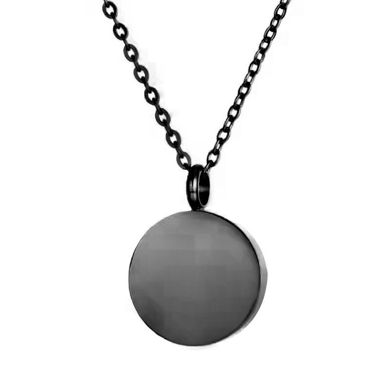 Round Perfume Bottle Pet Ashes Memorial Jewelry