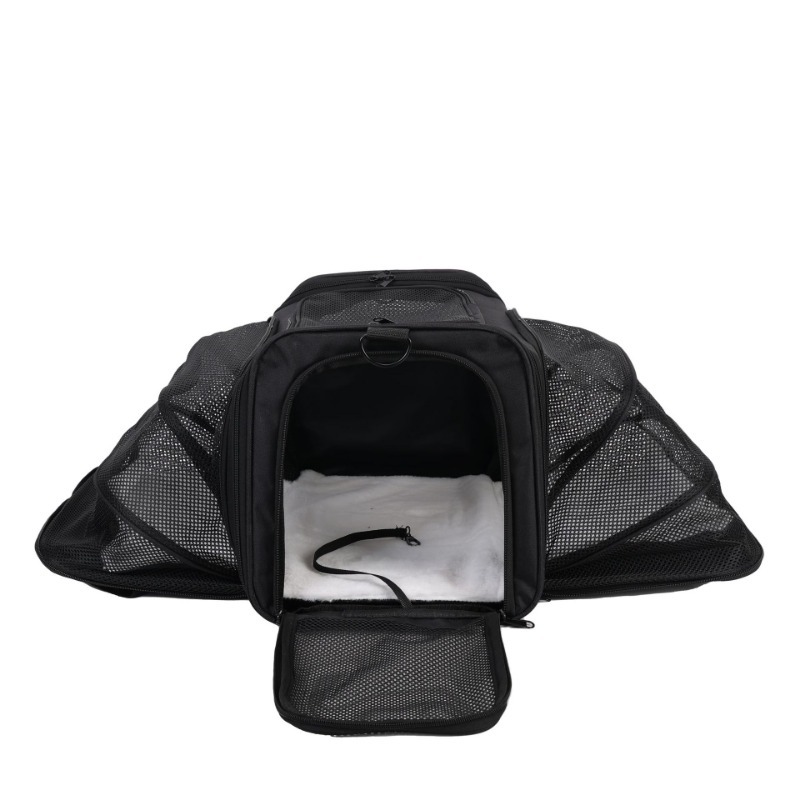 Expandable Outdoor Pet Carrier with Mesh Window
