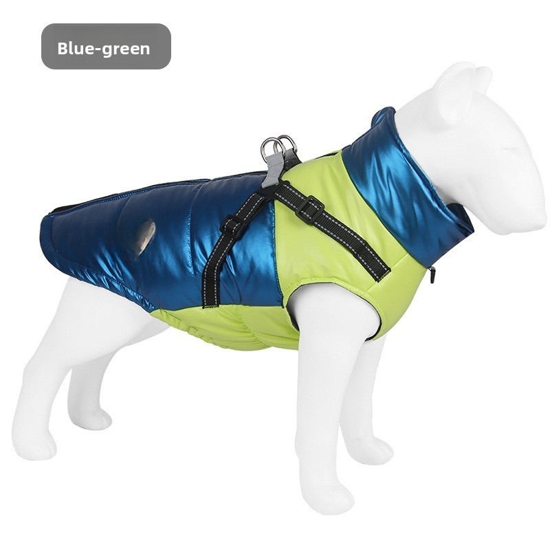 Winter Warm Coat with Harness for Small Dogs