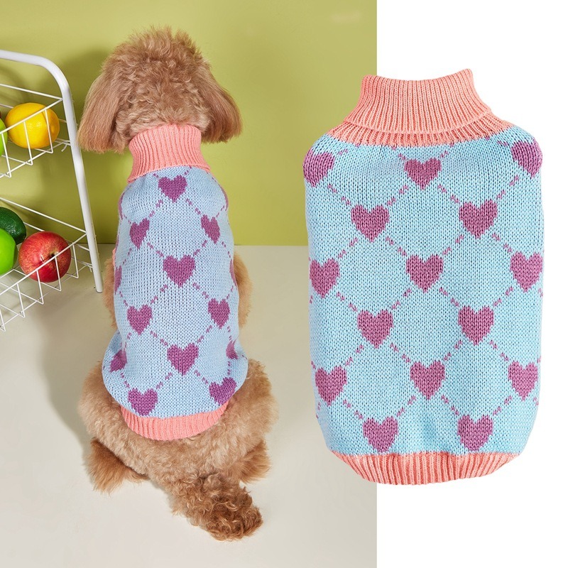 Knitted Two-Legged Pullover Sweater for Pets