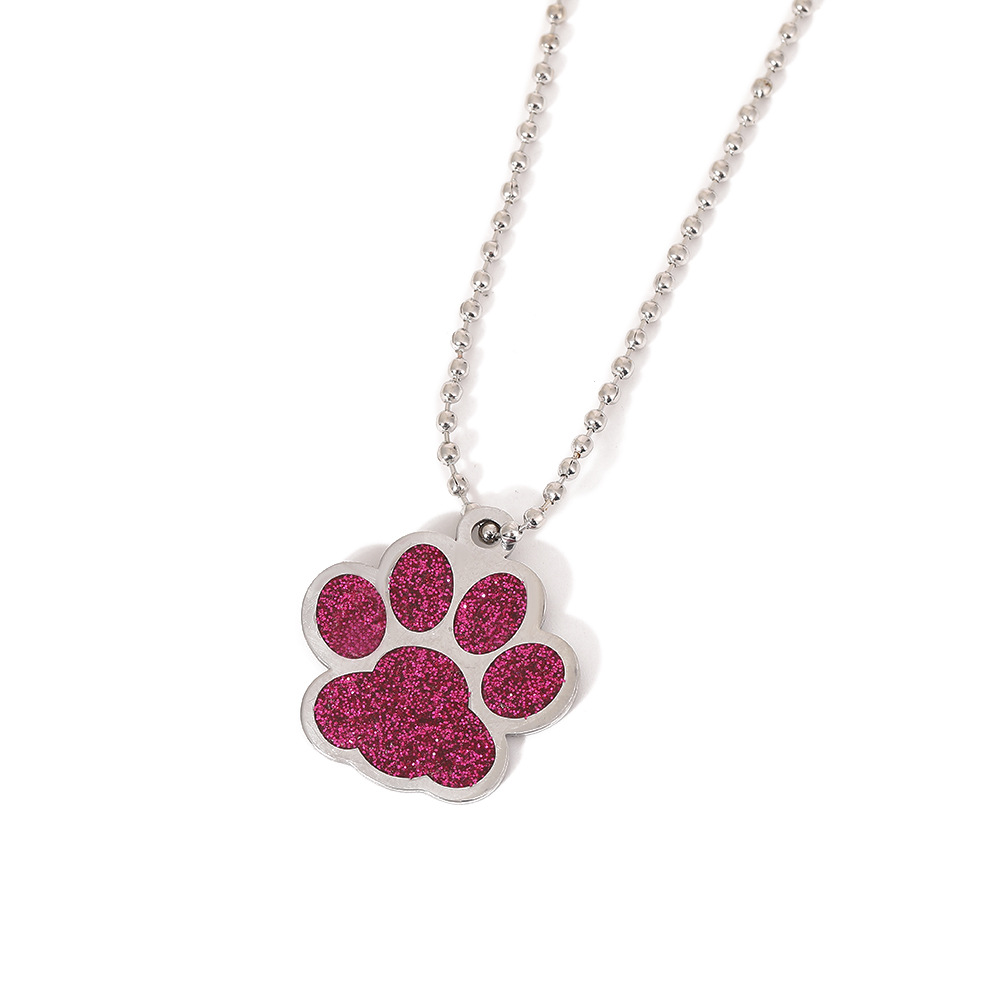 Dog Paw Jewelry Memorial Pendant