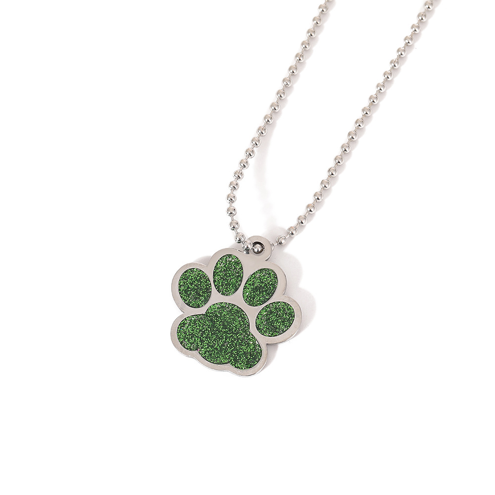 Dog Paw Jewelry Memorial Pendant