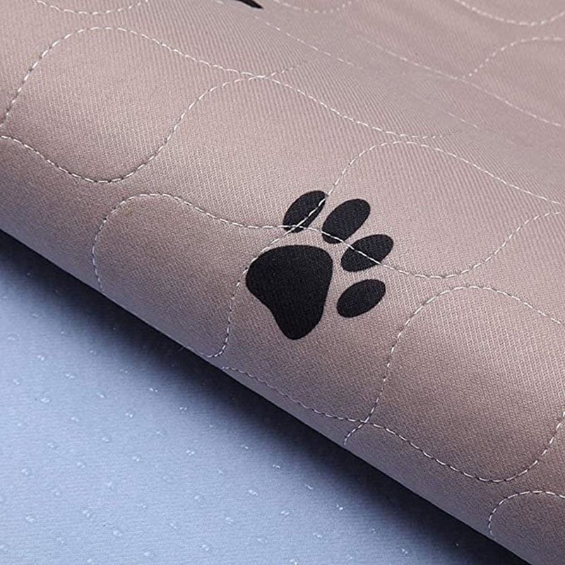 Anti-Slip Pet Seat Cushion with Paw Print