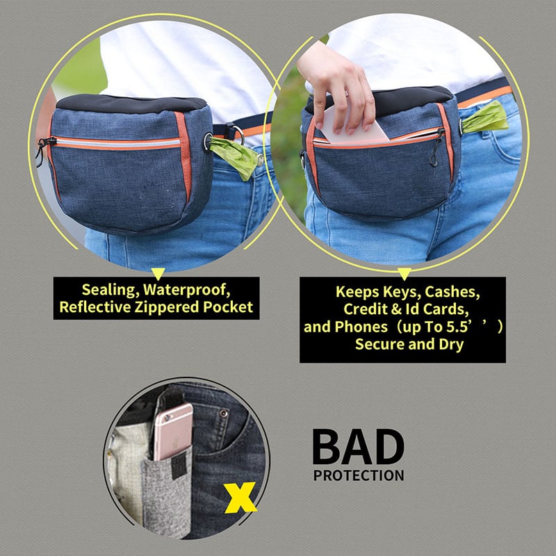 Multifunctional Oxford Cloth Pet Training Waist Bag
