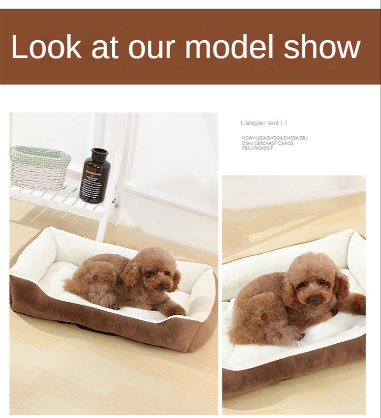 Washable Dog Beds for Puppies to Large Breeds