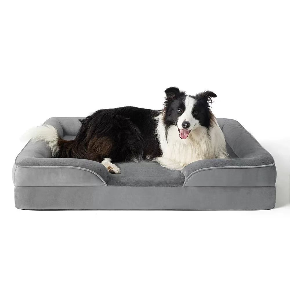 Orthopedic Memory Foam Dog Bed Square Design