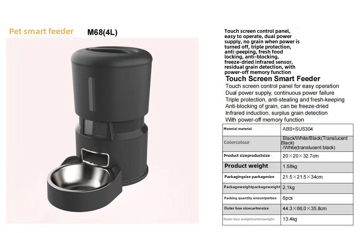 Dual Power Automatic Pet Feeder 4L