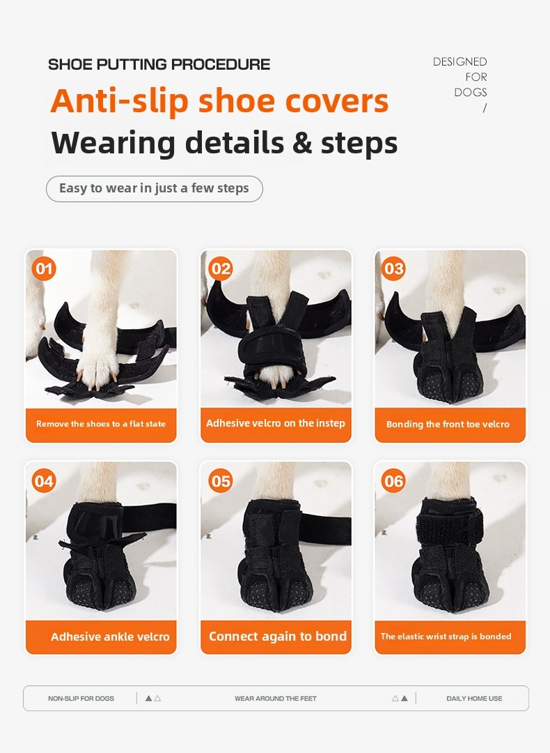 Seasonal Breathable Anti-Slip Dog Sandals