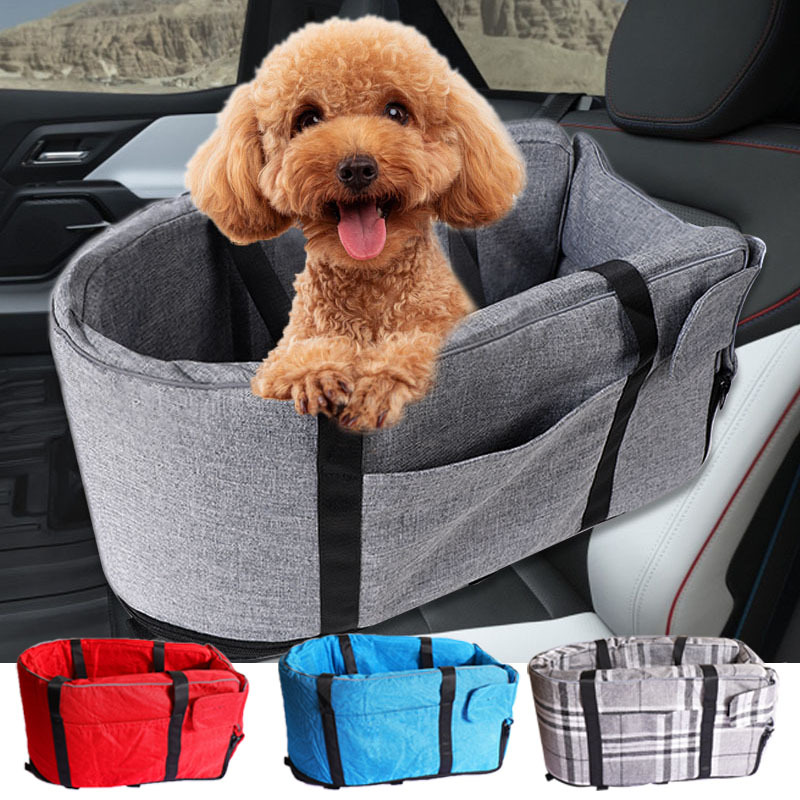 Portable Detachable Pet Bed for Front Car Seat